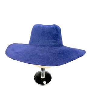 MADCAPS NEW YORK PARIS Wide Brim Hat Wool Vintage Excellent Pre-Owned Condition